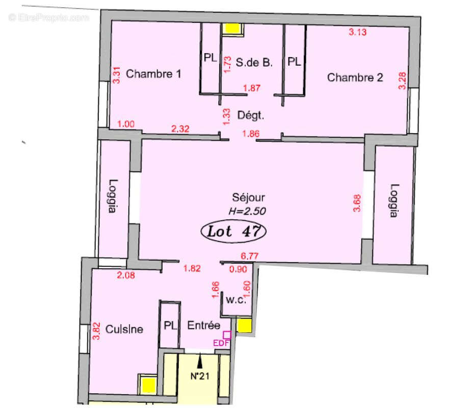 Appartement à DUGNY