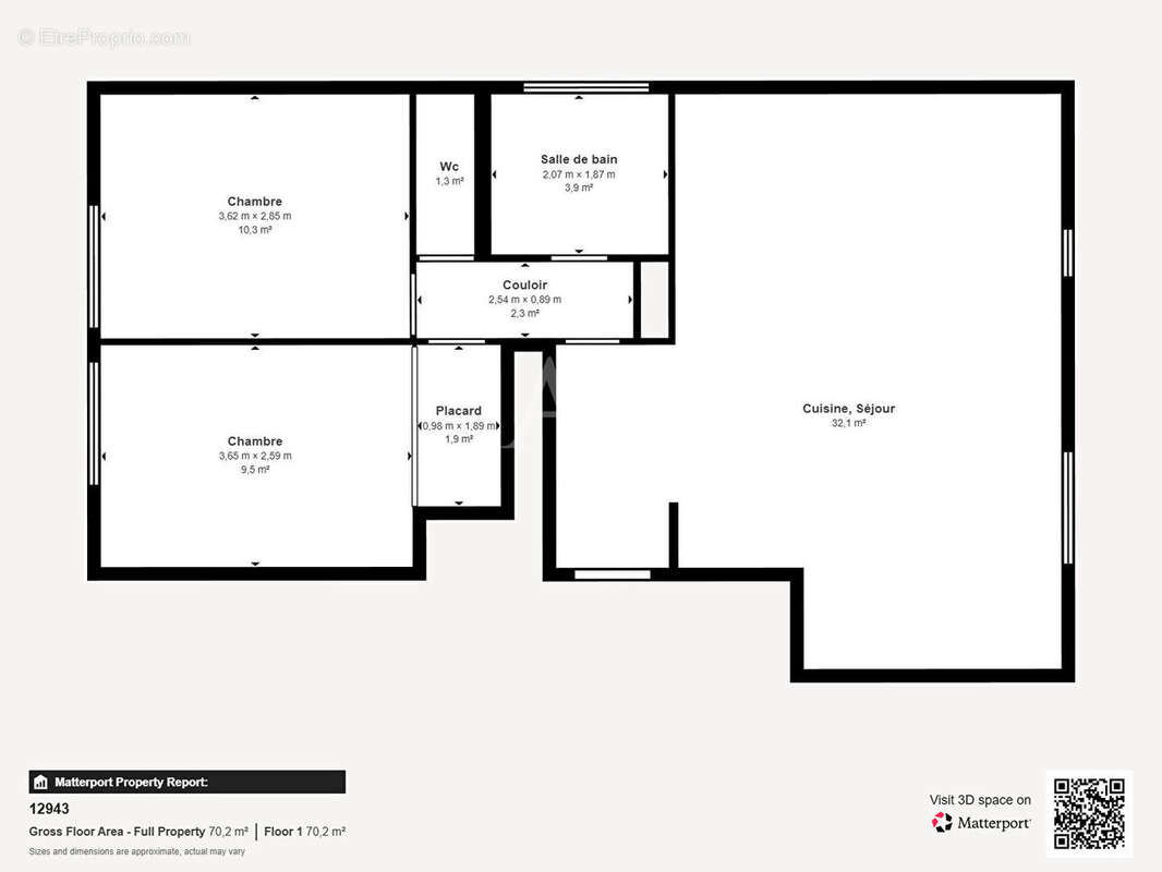 Appartement à CHILLY-MAZARIN