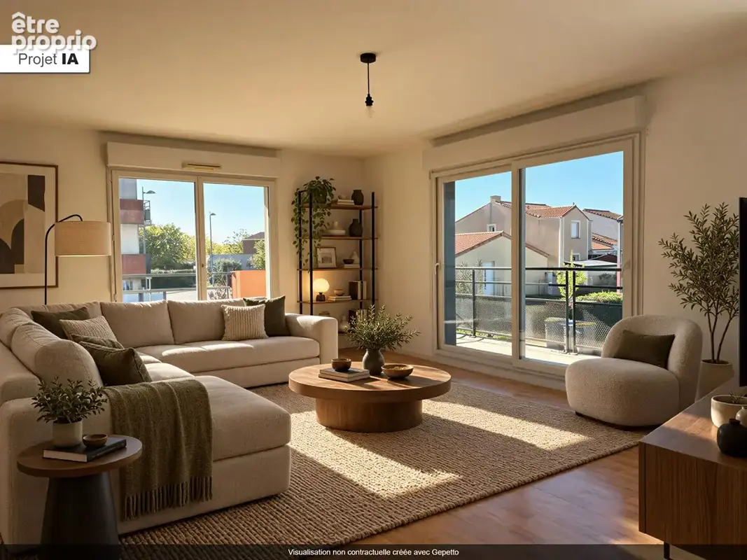 Appartement T4 de 83 m² avec balcon, garage double et cave - photo 5