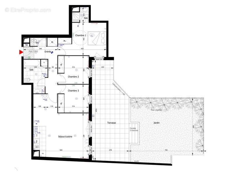 Appartement à CLICHY