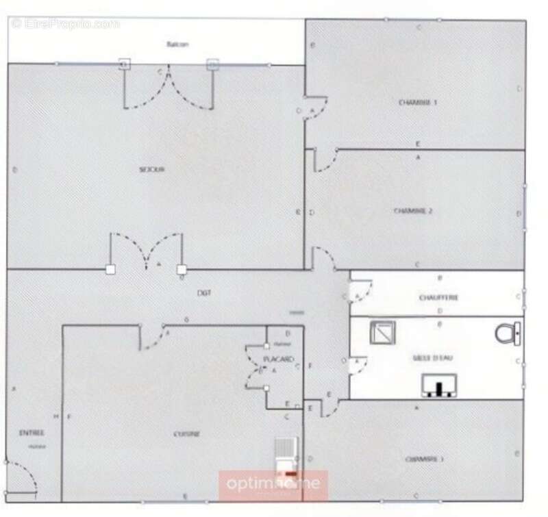 T4 de 83 m² – 3 chambres – Balcon – Cave – Garage – Résidence "Plein Sud" – ARRAS - photo 19