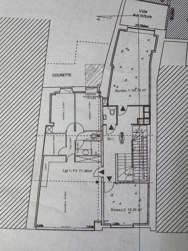 Grenoble hyper centre immeuble  permis accordé - photo 9