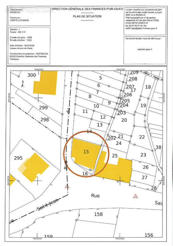 Terrain à CONTZ-LES-BAINS