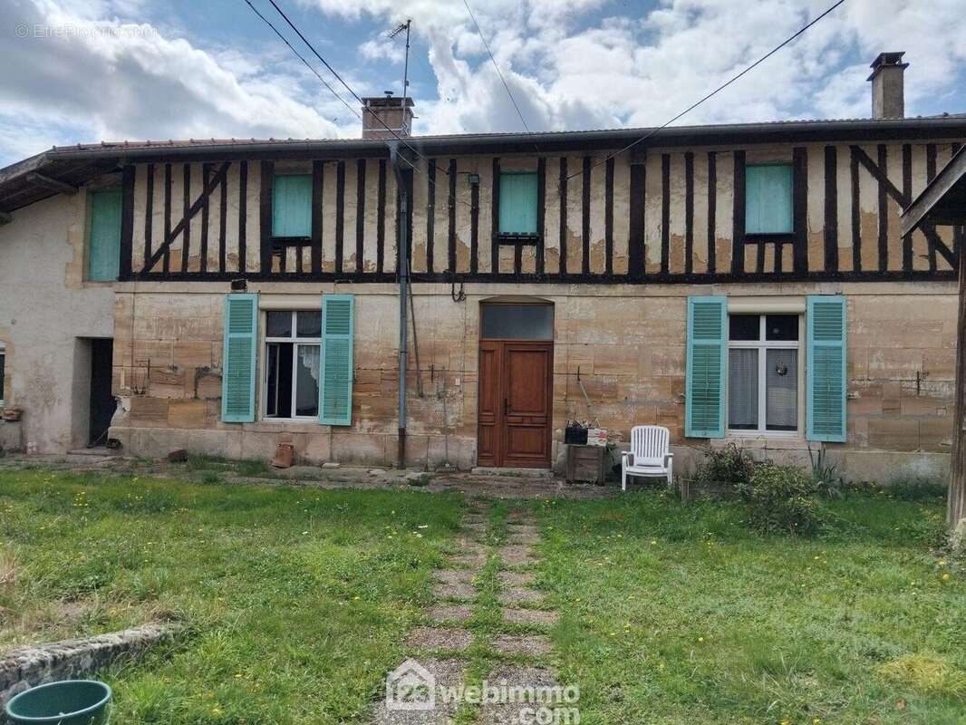 Ancien corps de ferme, habitation de 170 m2 en plain pied - Maison à VILLOTTE-DEVANT-LOUPPY