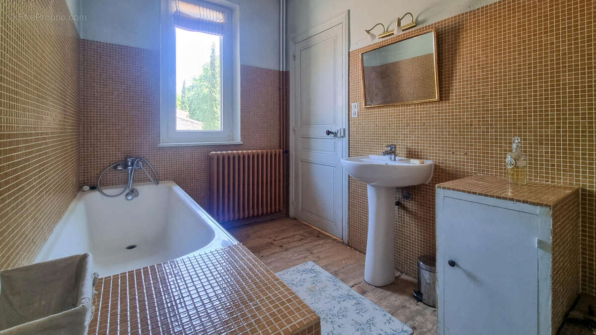 salle de bain - Maison à BELVEZE-DU-RAZES