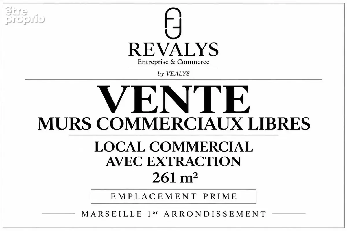 Photo Commerce à Marseille-1e au prix de 1 260 000€