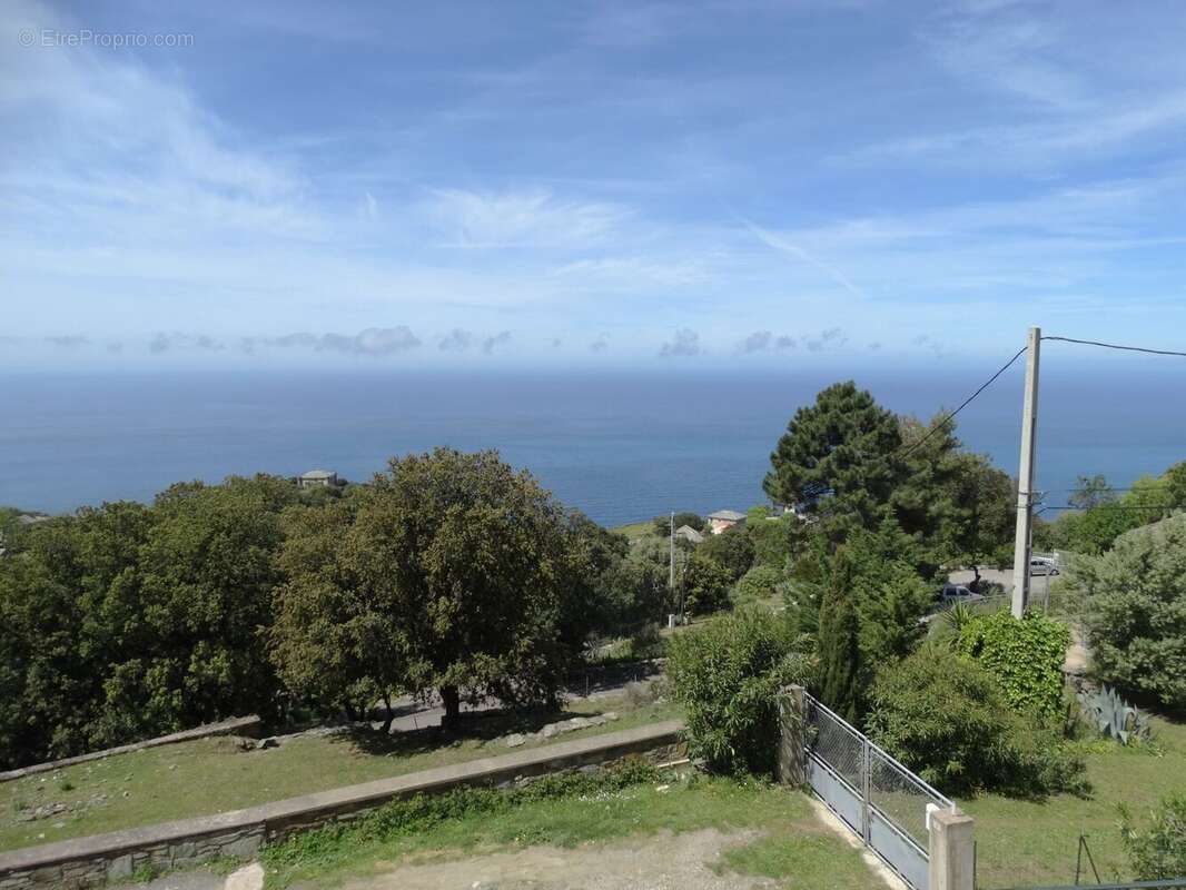 vue du balcon , la mer - Maison à CANARI