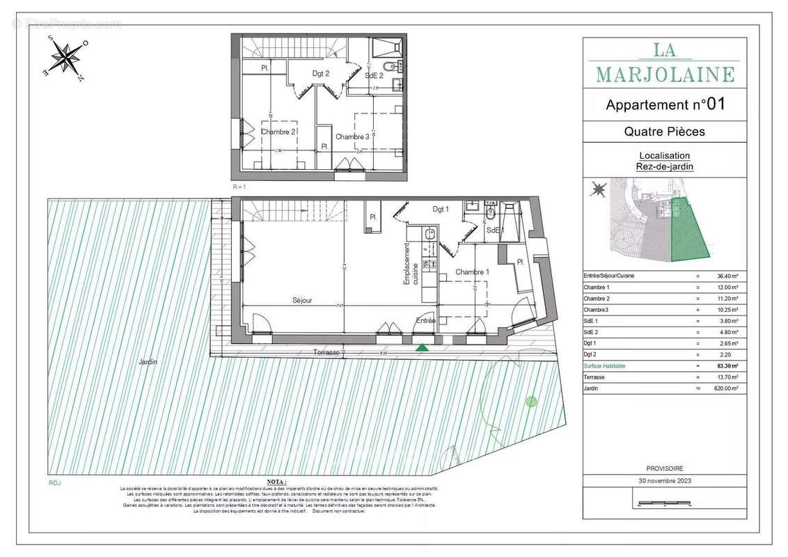 Appartement à MOUANS-SARTOUX