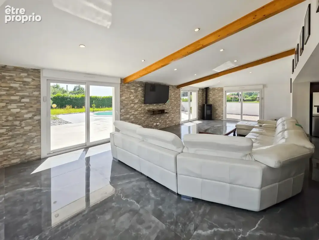 Maison contemporaine de standing avec piscine – commenailles (jura) - photo 5