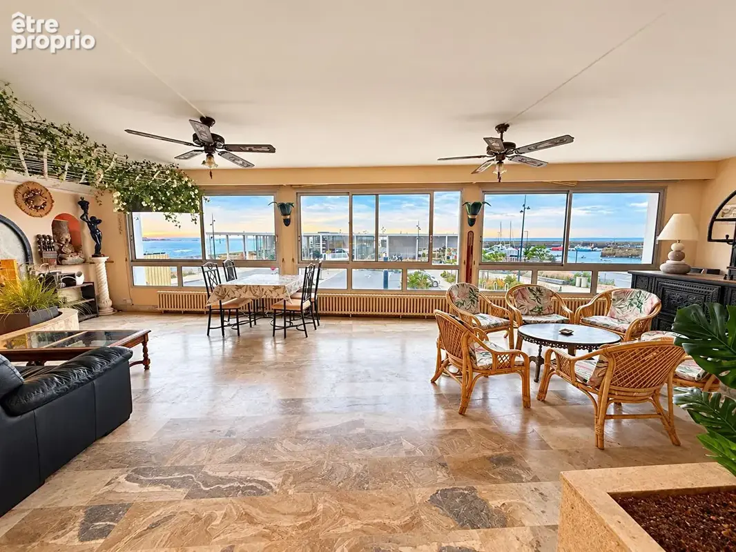 Au coeur de Port Maria, appartement d'exception 200m2 , 4 chambres, vue mer panoramique face à l'océan et à Belle-Île - photo 4