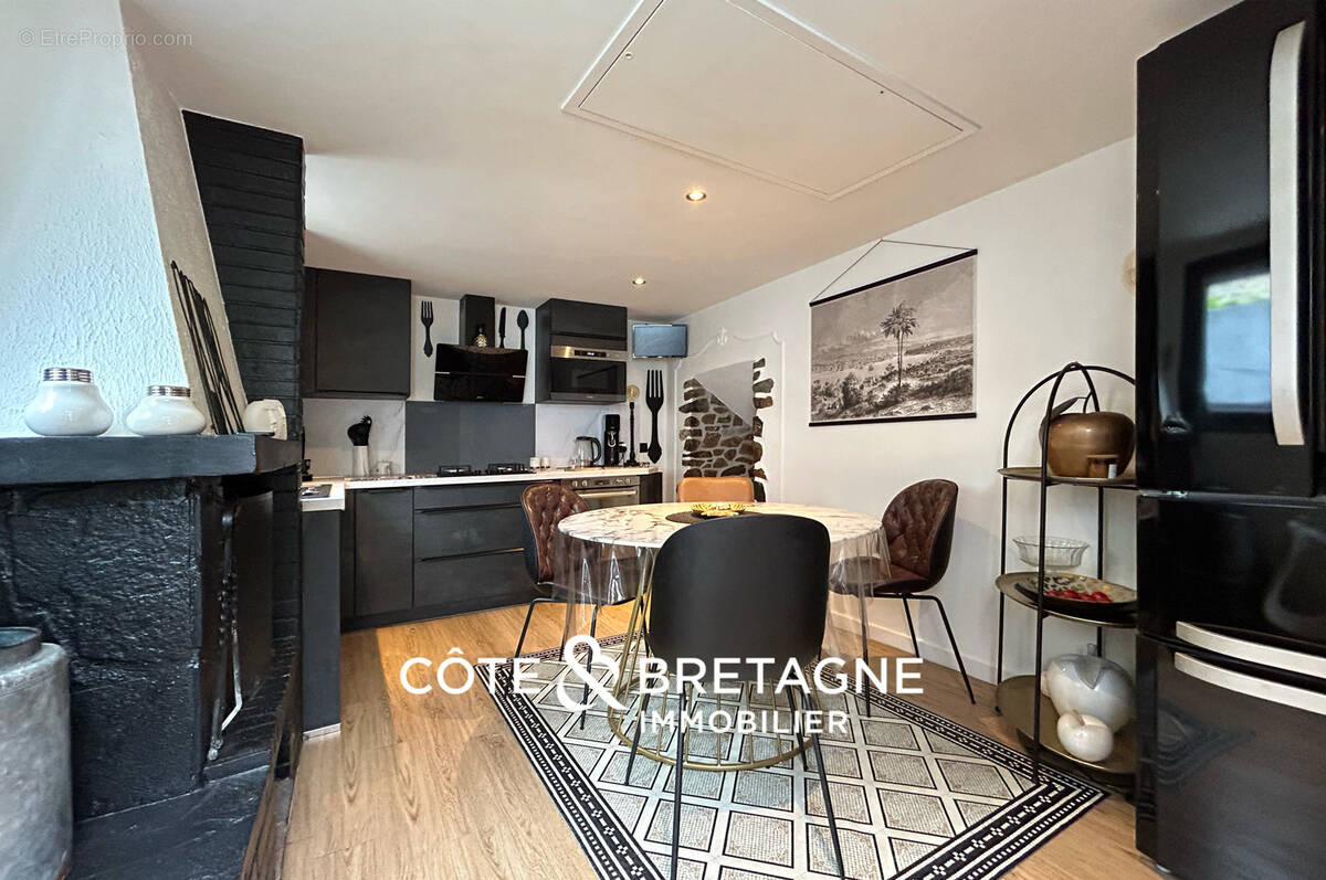 Maison de charme à binic en pierre proche des plages à pied avec jardin et dépendances  réf : 202626 - photo 2