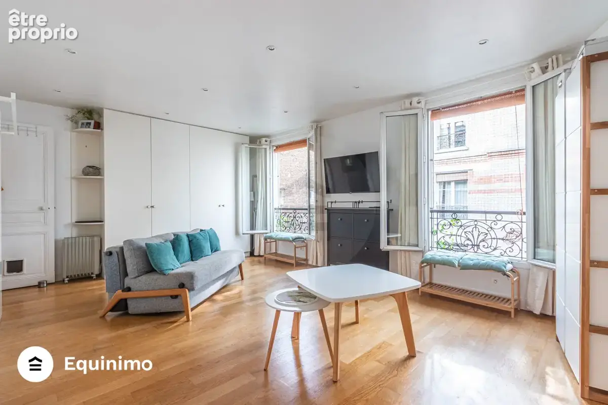 Appartement de 39m2, situé rue Jacques Kellner à 450m du métro Guy Môquet - photo 2
