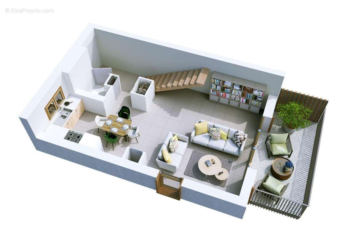 Appartement 72 m² à La Riviere-Enverse  - photo 3