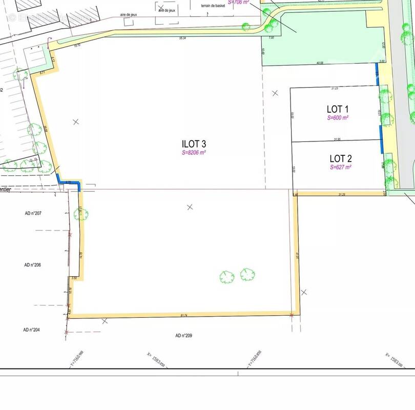 Terrain à MONTLIVAULT