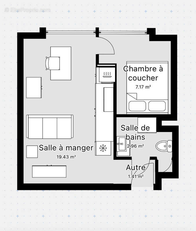 Appartement 31m² à brest - photo 7