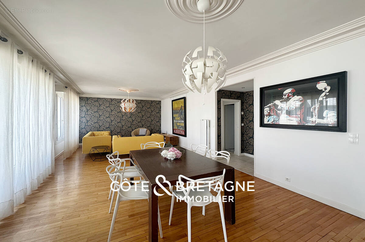 Bel appartement de charme en coeur de ville, lorient centre  réf : 2026100 - photo 2