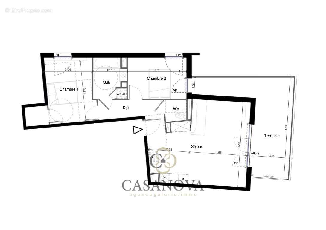 Appartement à CASTELNAU-LE-LEZ