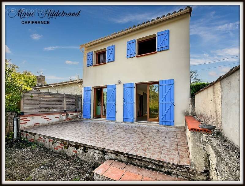 Maison avec jardin SANS VIS-À-VIS – centre village – 2 ch + bureau - photo 13