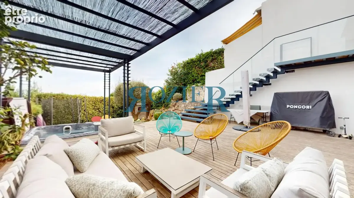 A vendre vallauris  puissanton villa californienne  vue mer 5 pieces 3 chambres 128m2 sur 277 de terrrain - photo 24
