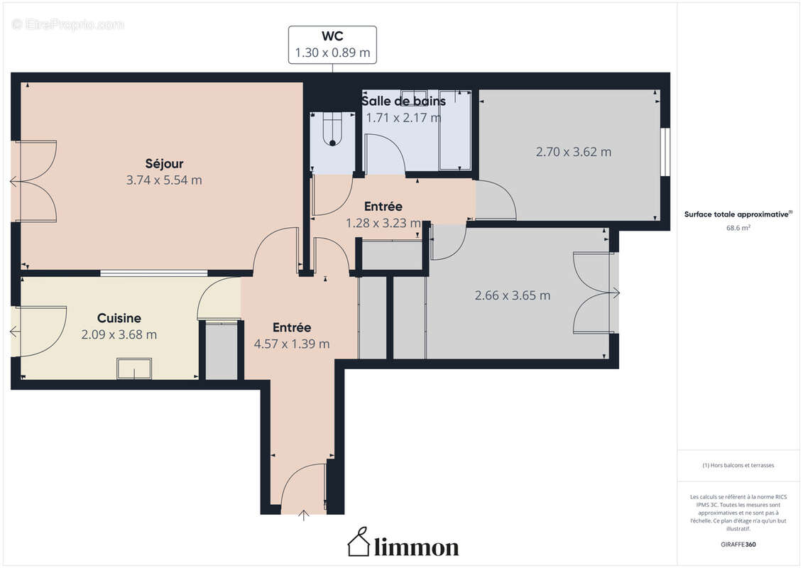 Appartement à LYON-3E