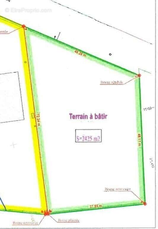 Terrain à VIVIER-AU-COURT