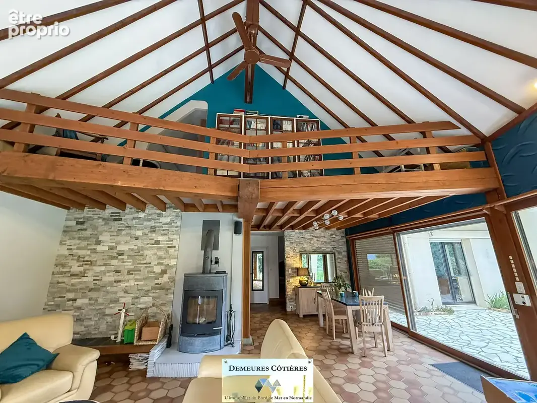 Maison d'architecte au coeur d'un jardin paysager avec dépendances - Manéglise - photo 15