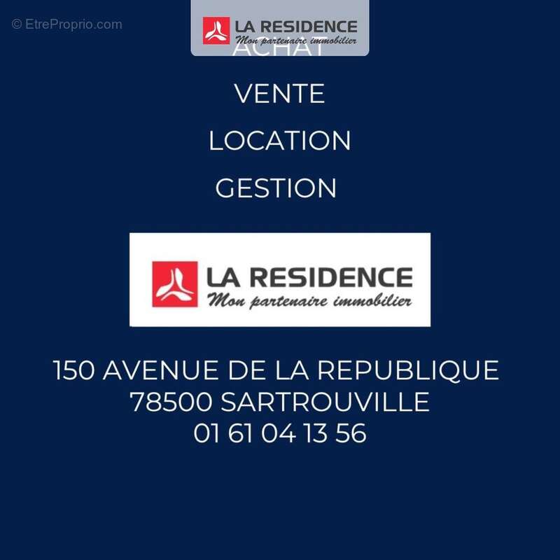 Appartement à SARTROUVILLE