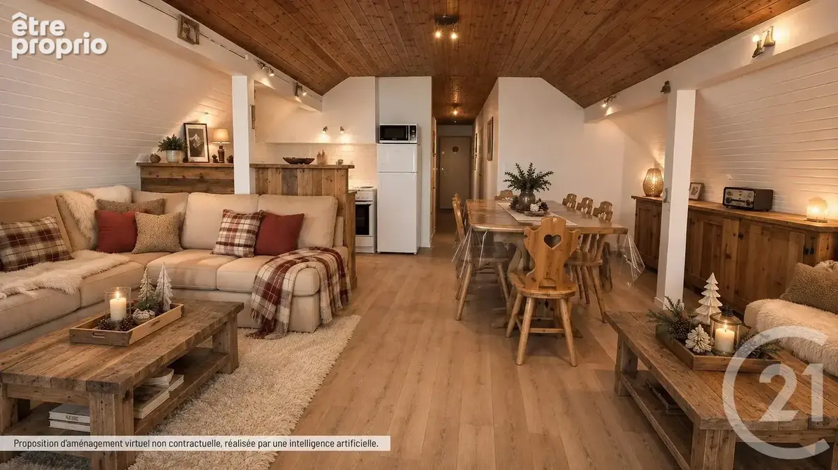Appartement 47 m² à Thollon-Les-Memises  - photo 2