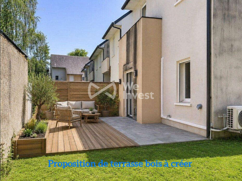 Proposition de terrasse à réaliser ! - Maison à OLORON-SAINTE-MARIE