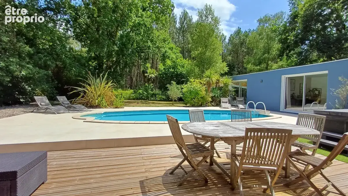 Cestas grande maison haut de gamme à vendre 9 pièces piscine vue foret ref 2291 - photo 15