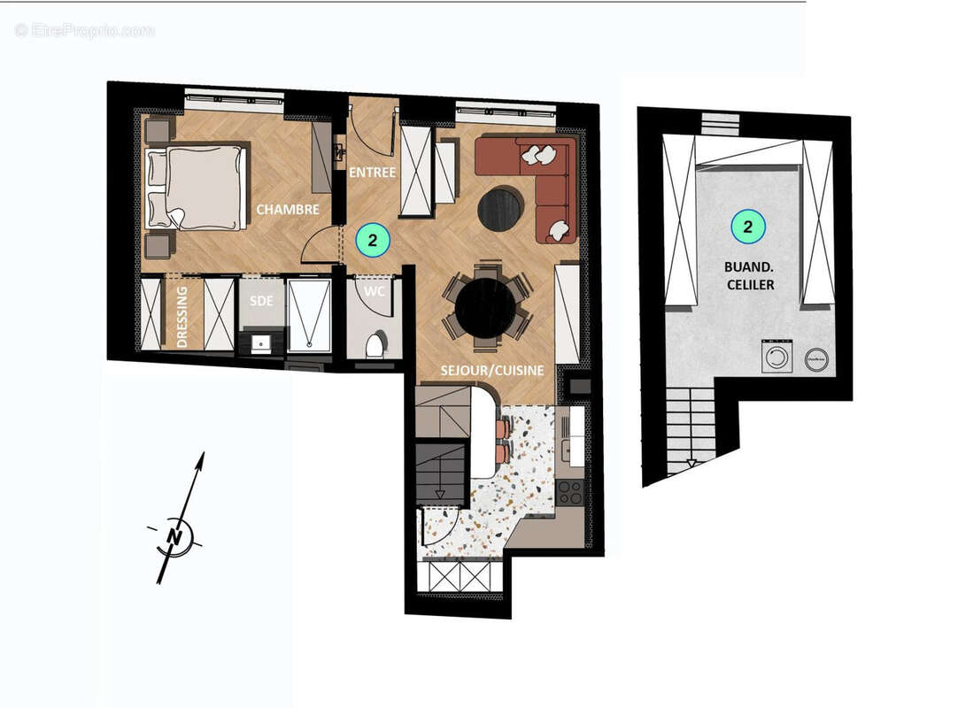 Appartement à ENNERY