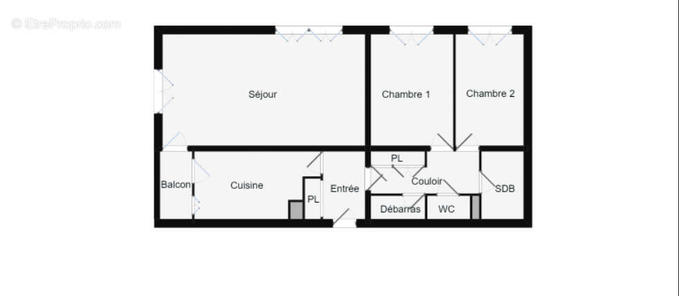 Appartement Angers 4 pièces avec balcon Justices - photo 7