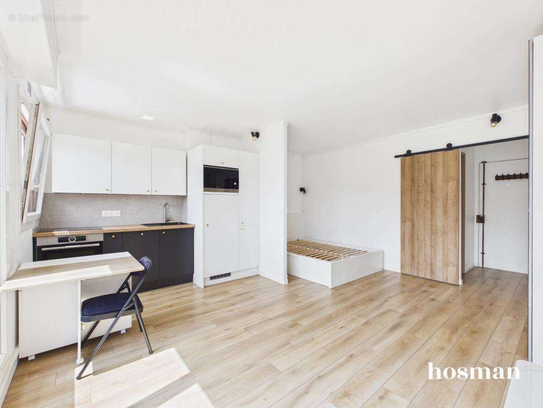 Coup de coeur - Studio de 29 m2 - Lumineux avec une vue dégagée - Rue Saint-Maur - Paris - photo 7