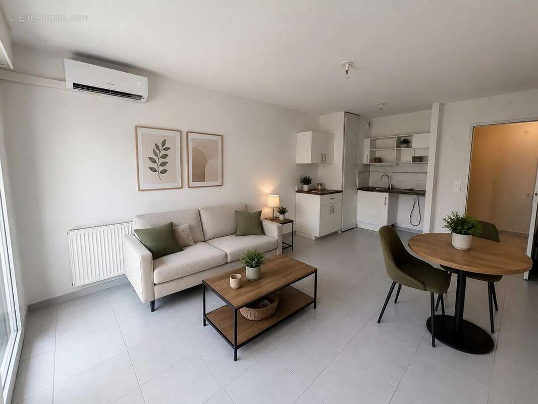 Appartement type 2 -quartier pompidou - photo 2