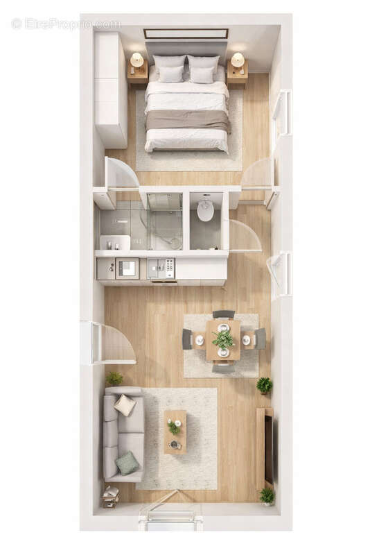 Appartement à NIVOLAS-VERMELLE
