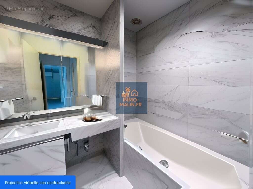 Salle de bains - Appartement à BOBIGNY