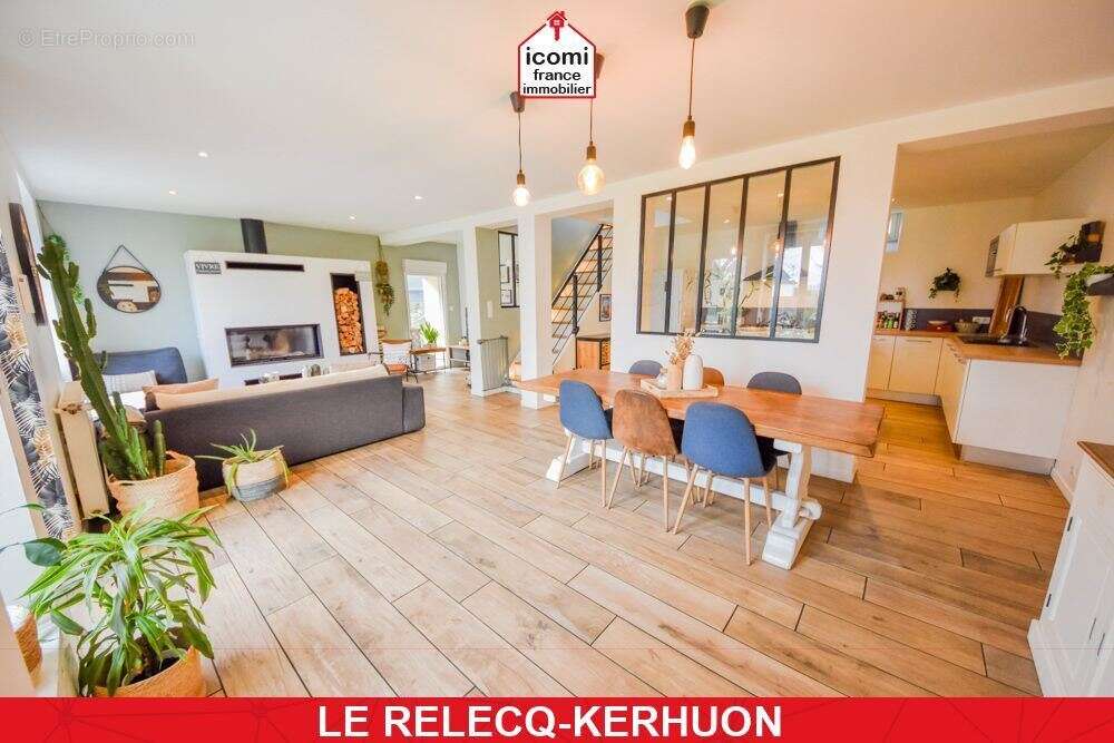 Finistere - le relecq-kerhuon (29480) - a vendre - maison t8 205m² - 6 chambres possible 7 - garage 30m² - sur terrain clos de 5 - photo 4