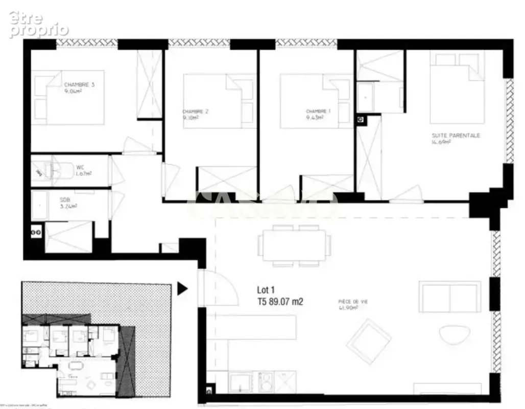 Vente Appartement 5 pièces de 89m² - 06000 Nice - photo 2