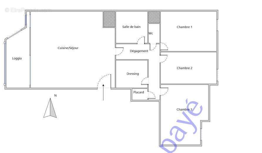Appartement à MARSEILLE-4E