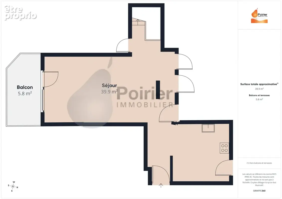 T4 duplex 98 m2 utiles   douvaine - photo 6