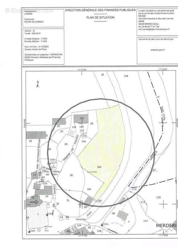 Terrain à FAU-DE-PEYRE