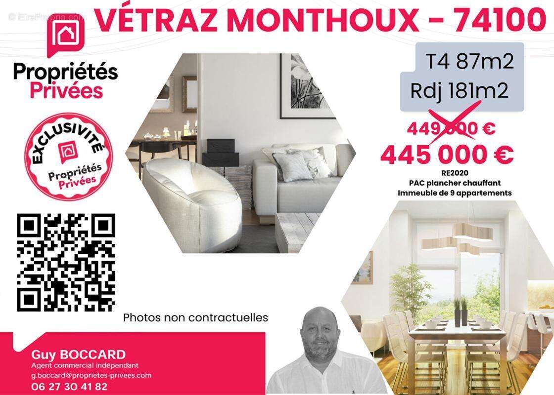 Appartement à VETRAZ-MONTHOUX