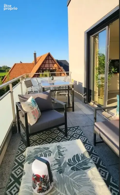 Mittelhausbergen Superbe 2 pièces avec grande terrasse plein sud-ouest - photo 4