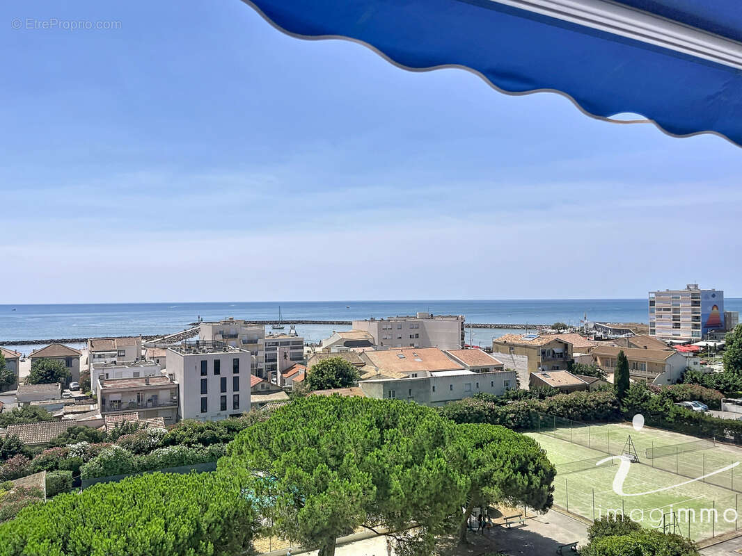 Dans residence avec piscine et tennis studio dernier etage pleine vue mer - photo 8