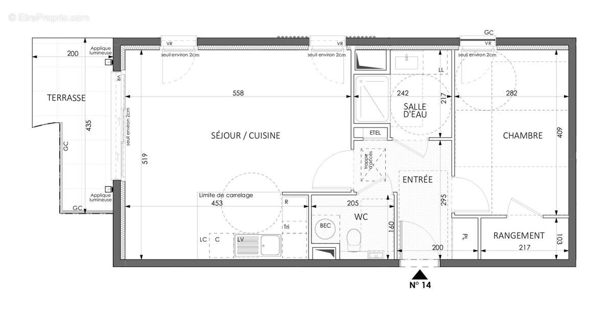 Appartement à BEAUSOLEIL