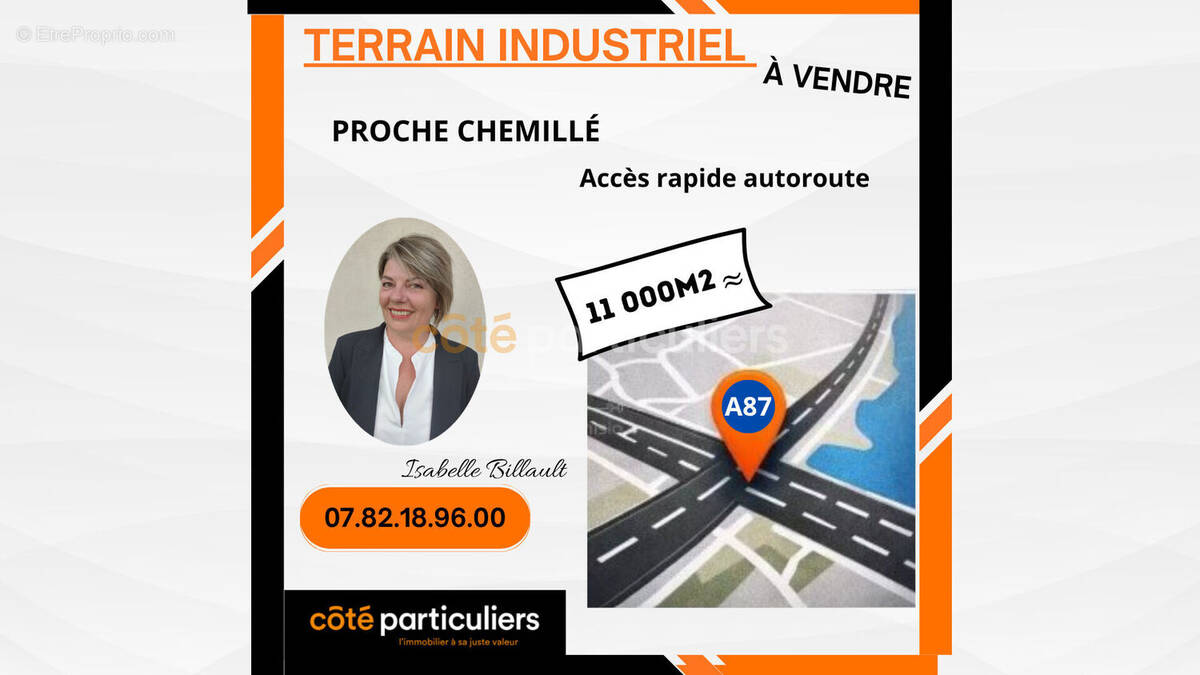 Terrain à CHEMILLE