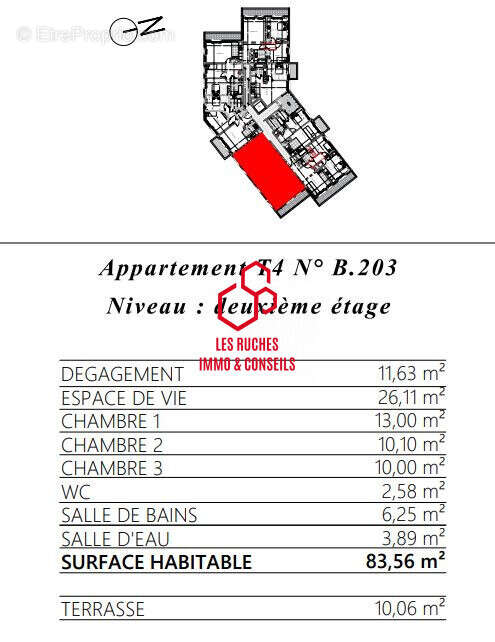 Appartement à LAGNY-SUR-MARNE