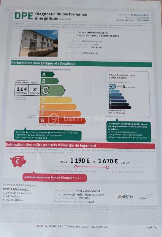 Maison à CASTELNAU-D&#039;ESTRETEFONDS