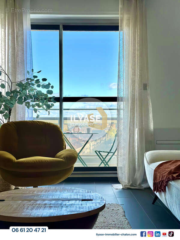 Appartement T4 avec vue unique  Centre-ville Chalon-sur-Saône  Spa  Balcon - photo 2