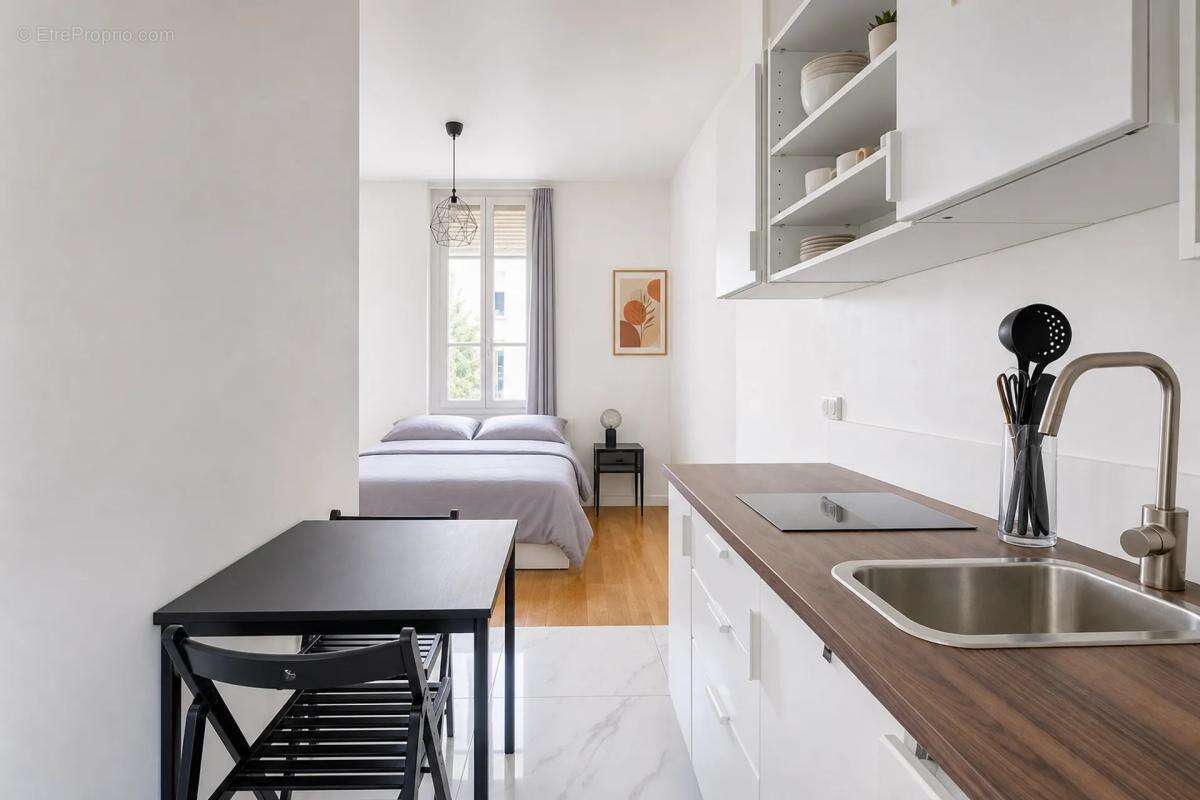 Charmant studio rénové avec balcon à Lyon - photo 4